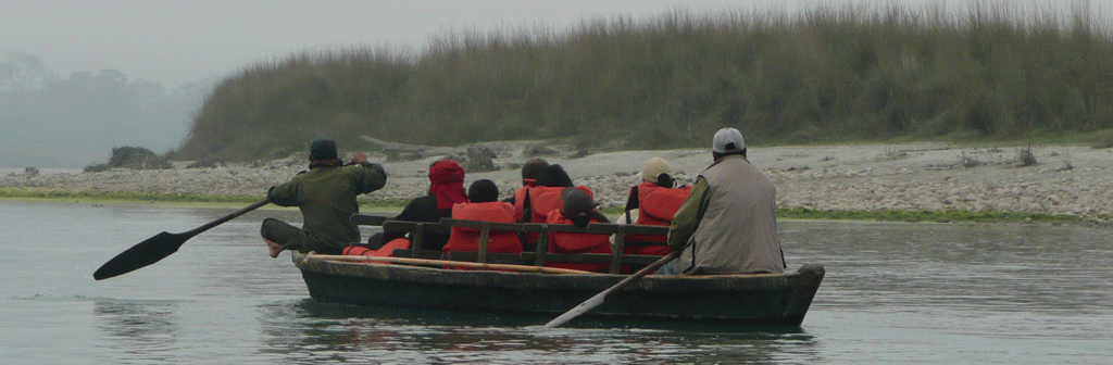 Canoe trip in Chitwan National Park